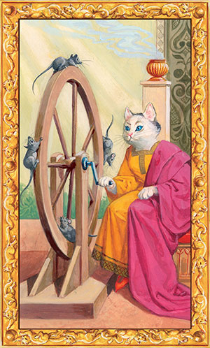 白猫タロット｜運命の輪