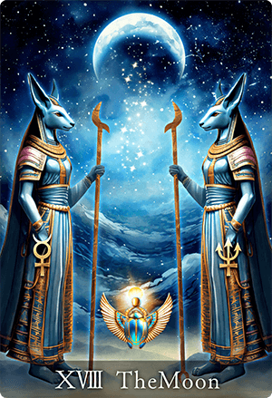 魔術師のトート・タロット｜月